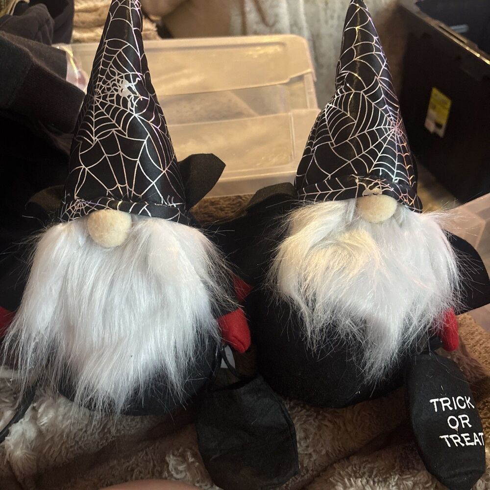 Wizard Halloween Gnomes (2pc Set) NWT